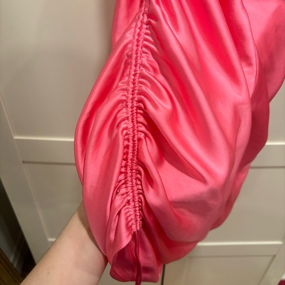 Zara - Satin Mini Slip Dress - Picture 4 of 6